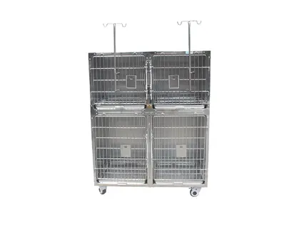 PJJY-01 4 Portes Type Combiné Vet Cages Pour Chiens