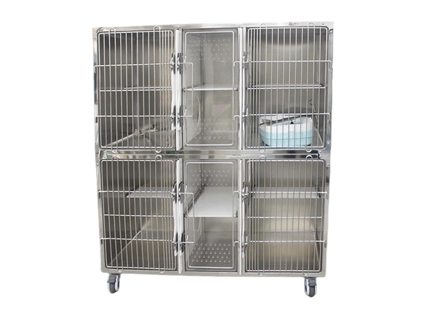 Cages de clinique vétérinaire chat PJML-04 4 portes